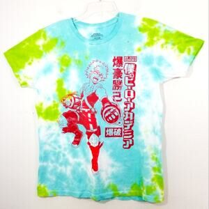 Anime My Hero Academia Funmation tie dye tee L